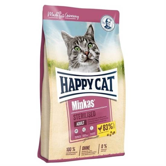 Happy Cat Minkas Sterilised Kısırlaştırılmış Kedi Maması 10 kg