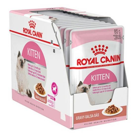 Royal Canin Kitten Gravy Konserve Kedi Maması 12x85 gr - 0